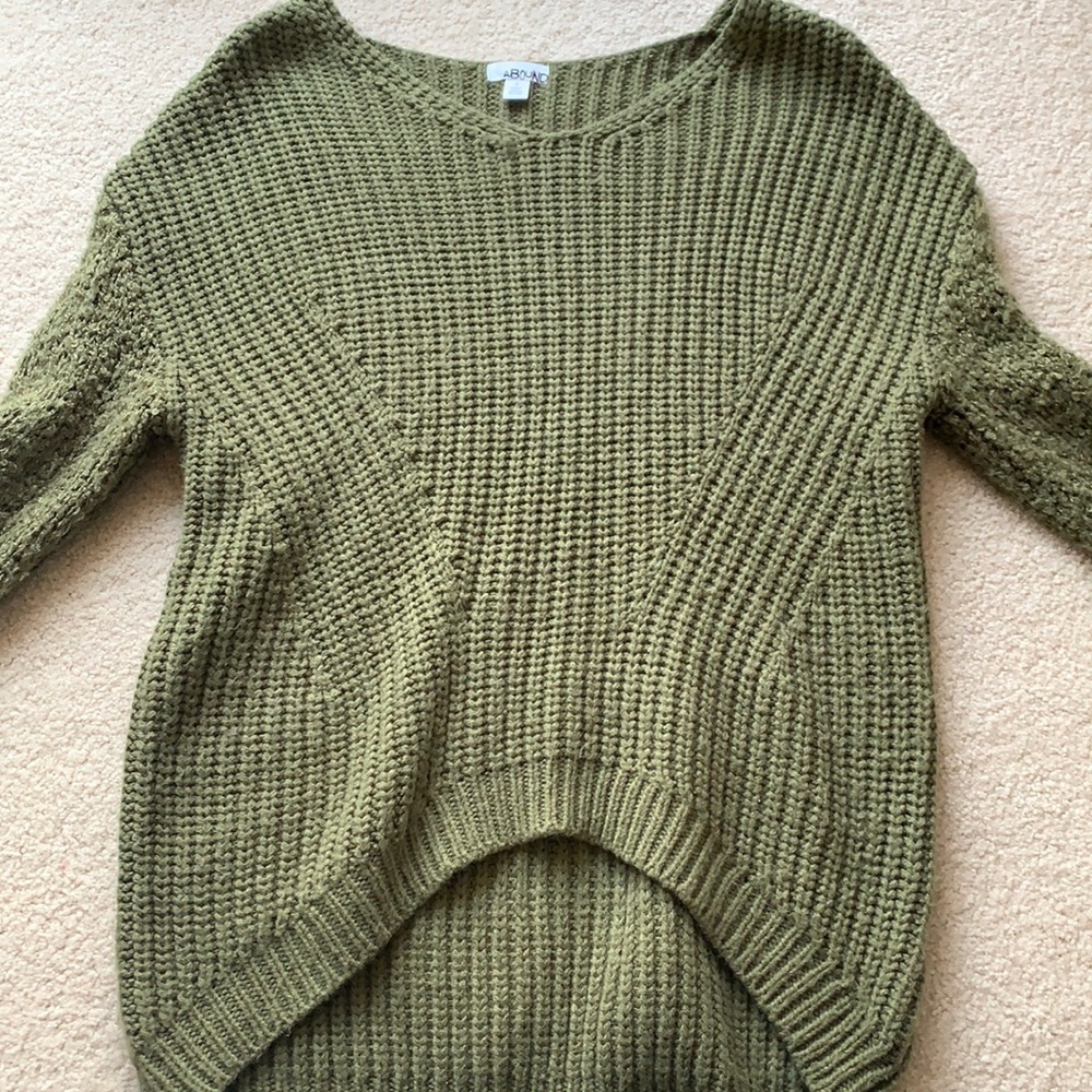 Women’s olive green sweater